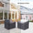 Everlee Metal Outdoor Swivel Chair Covers
