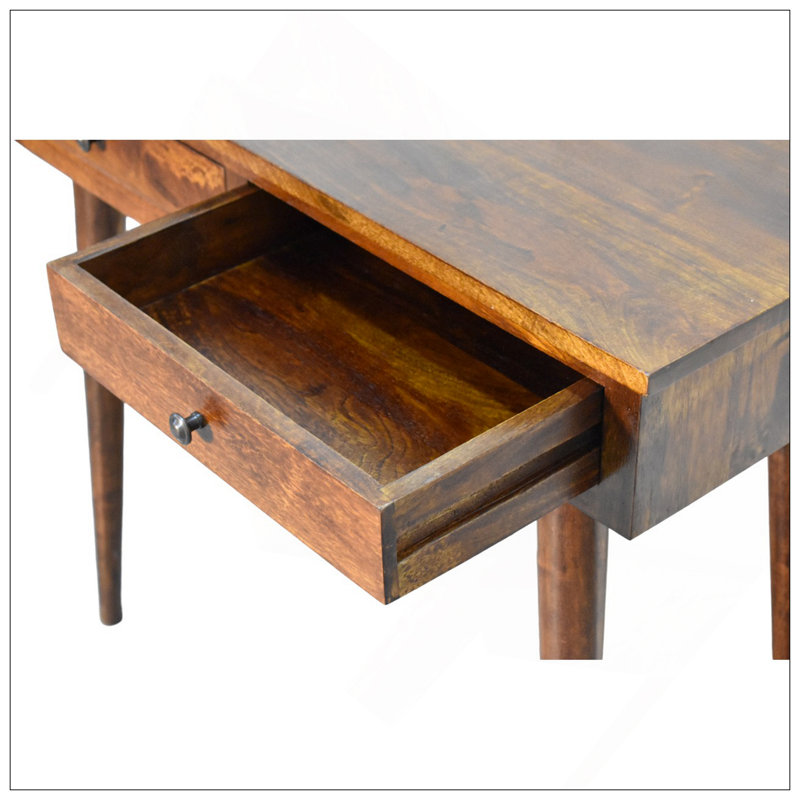 Chestnut Hallway 2 Drawer Console Table