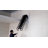 Istres Wall Mounted Folding Ladder Black Loft Attic Stairs Pull down 12 Steps 27.6"*23.6" Generic