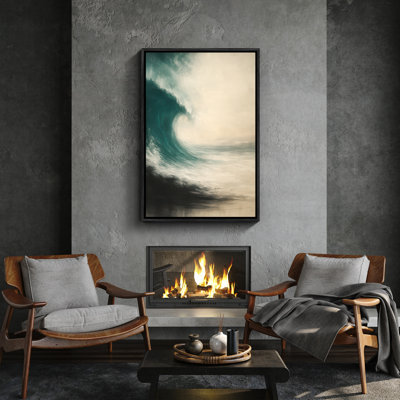 Art mural encadré abstrait rétro antique classique pour chambre à coucher