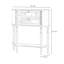 Console en bois massif noir et brun-133963238