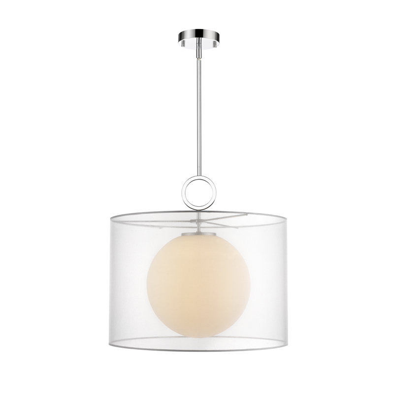 Cayenne 1 - Light Single Pendant, 20" H x 20" W x 20" D, Clear