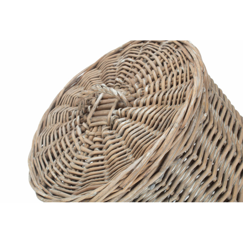 Highland Dunes Wicker Toilet Roll Holder Basket