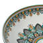 Lavabo vasque rond en céramique artistique 16 po - Lavabo brillant au-dessus du comptoir avec motif imprimé inspiré de la main-120925185