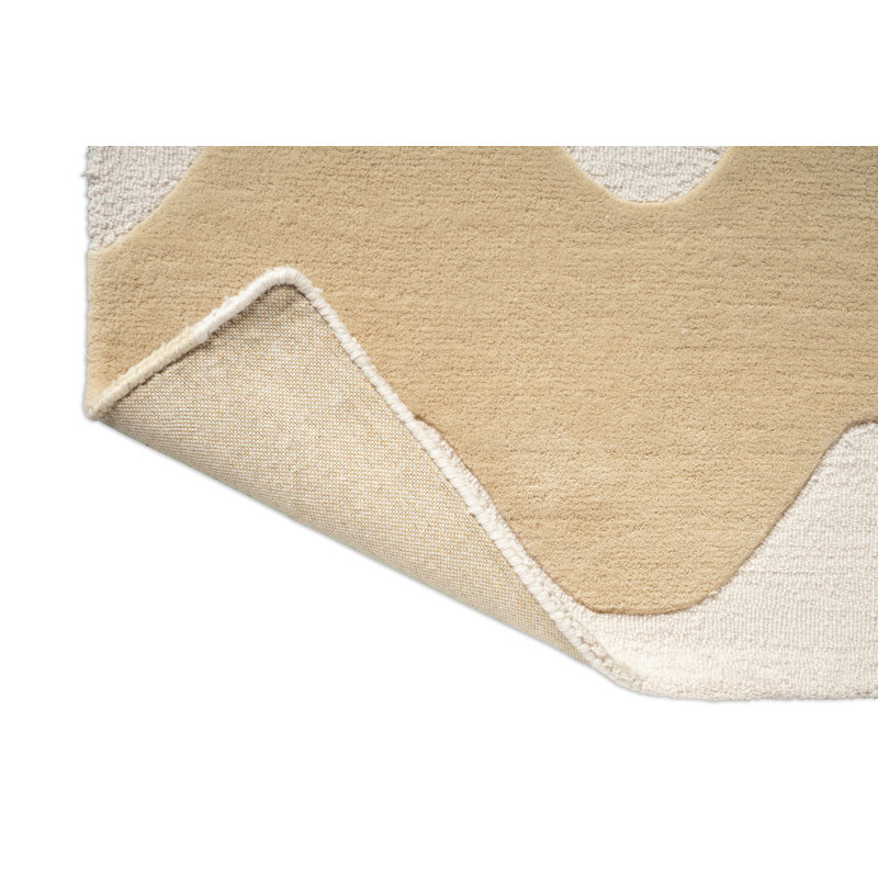 Lokki Black | 133905, Butter, Rectangle 5'7" x 7'10"