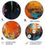 Donlon - Art abstrait rond en métal-435373384