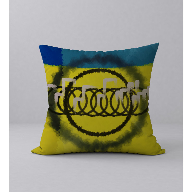  Housse de coussin carré et insert, H 20 po x l 20 po x p 5 po