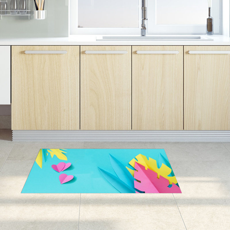 Galymzhan Floral Area Rug, Rectangle 52 x 280cm