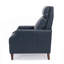 Fauteuil inclinable par pression Biscoe - Design Mid-Century confortable et élégant avec technologie de gel en cuir, parfait pour la détente