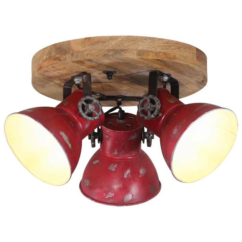 Spotlight, 25 cm H x 35 cm W x 35 cm D, Distressed Red, 3, 31