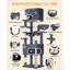 Arbre à chat 79,9 pouces pour chats d'intérieur, poteau à griffes multicouches avec grande plateforme, 2 grottes, 7 poteaux en sisal, pompons, panier à chat, hamac, convient aux chats, gris foncé-489551147-489551145