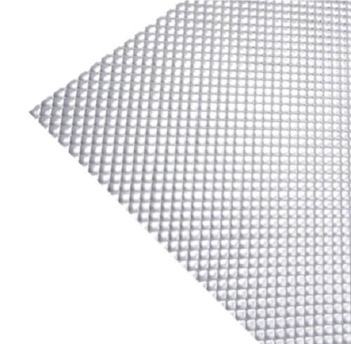 8 PACK: Clear Prismatic light Panels | Fluorescent Light Cover Replacement Flat Sheets |
