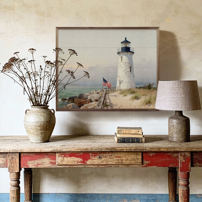 Americana Lighthouse, H 5 po x l 8 po