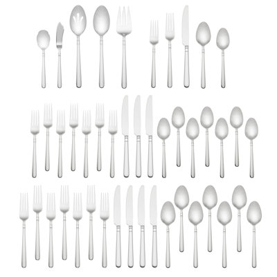 Kate Spade New York Carlton Street Stainless Steel Flatware Set - Service for 8