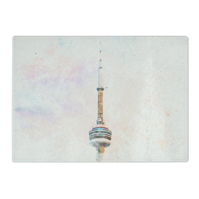 Tempered Glass the CN Tower in Toronto Canada Chopping Board