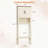 23.6" Wide Over The Toilet Storage Cabinet With Adjustable Shelf, Anti-Tip, Freestanding, Beige