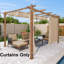 Écran de remplacement pour pergola rétractable mauve-87037580-87037585