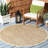 Arneshia Geometric Natural/Brown Indoor/Outdoor Area Rug-920381040