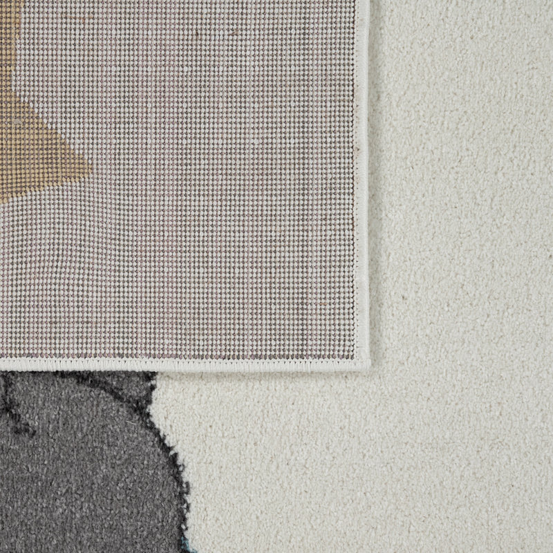 Manahan Rectangle Polypropylene Rug, Rectangle 3'11" x 5'3"