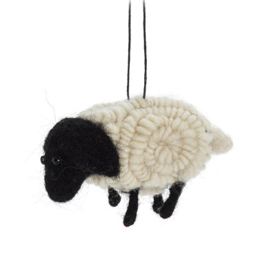 2'' Fabric Animals Shatterproof Hanging Figurine Ornament