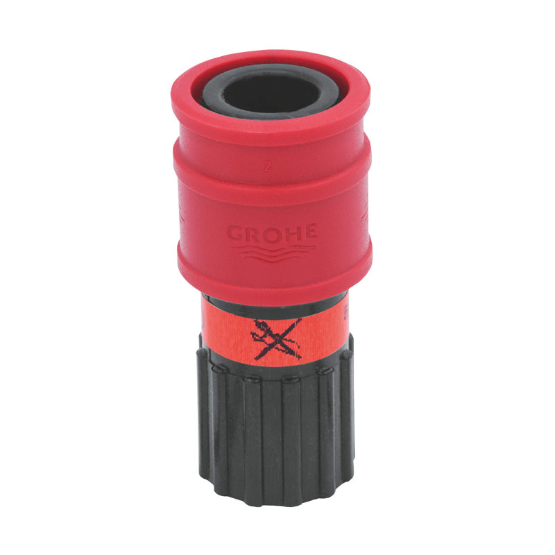 Universal Quick Connect Coupling with Flow Restriction