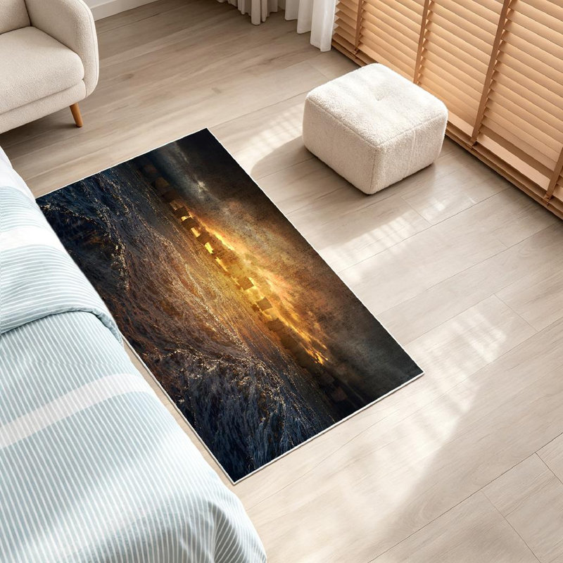 Tapis d'intérieur lavable à la machine Clear, Rectangle 32 po x 47 po