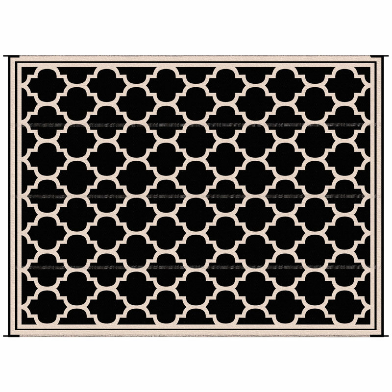 Reversible Outdoor Rug, Camping Carpet, Area Rug For Backyard, Deck, Runner 9' x 18'