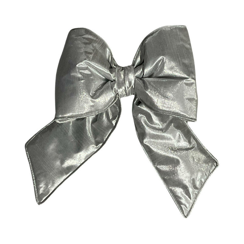 Arc de Noël métallique, H 12 po x l 3,5 po x P 15 po, Argent argent