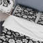 Ensemble de housse de couette transitionnel noir et blanc-109161329