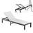 Aluminum Chaise Lounge Chair Outdoor with Wheels,Adjustable 5-Position Recliner and Full Flat Tanning Chair for Patio,Beach,Pool-628692091