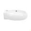 16.5X11 Inch Ceramic Rectangle Wall Mount Bathroom Sink With Single Faucet Hole
