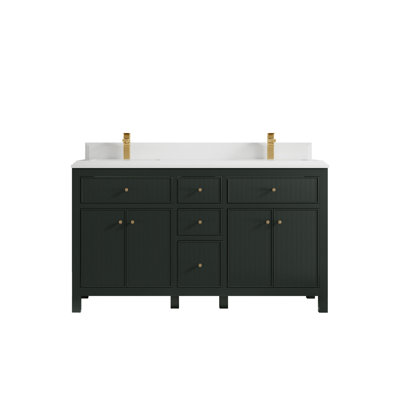 Ensemble de meuble-lavabo double 60 po Sonoma