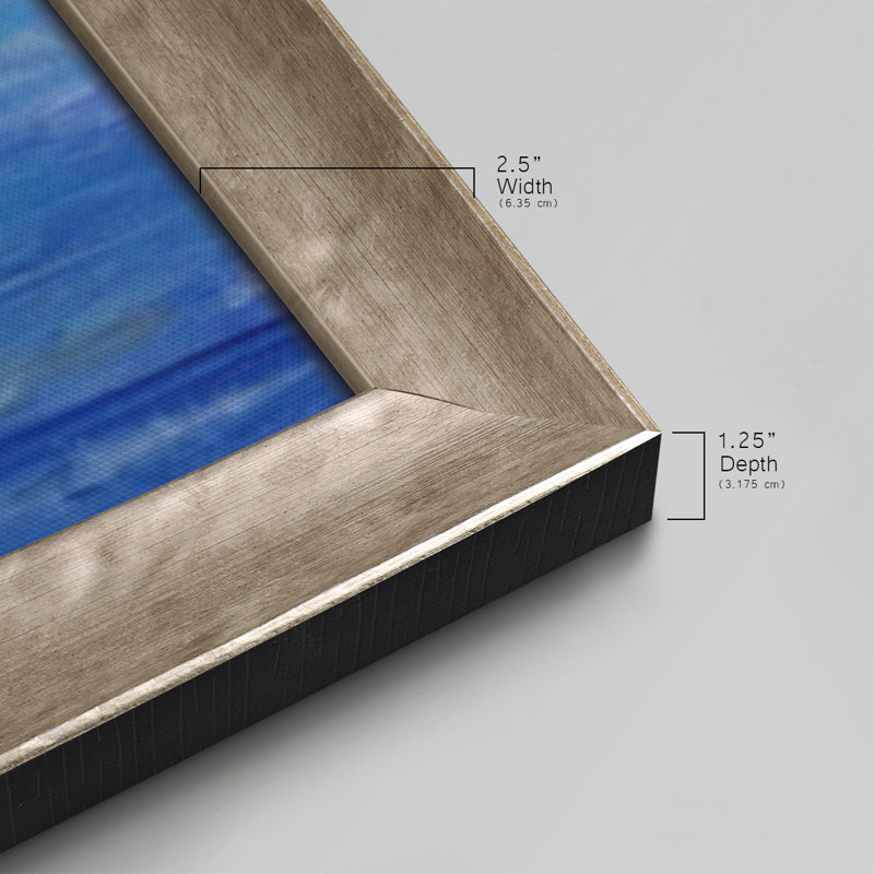 Voile événement I - Reproduction de photo sur toile, H 29 po x l 53 po x P 1,25 po, Toile avec cadre gris