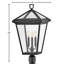 Tête de lanterne câblée 1 lumière H 26 po Alford-597404739