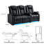 Fauteuil de cinéma inclinable Power Zero Gravity-1896313822