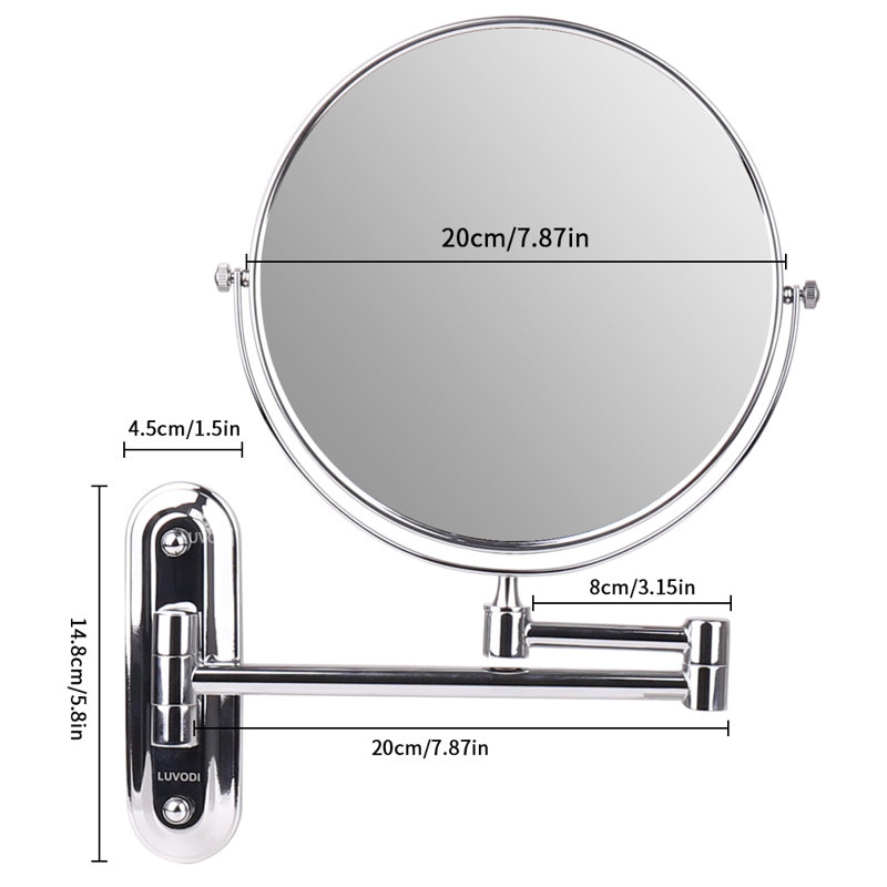 Koepp Round Makeup / Shaving Mirror