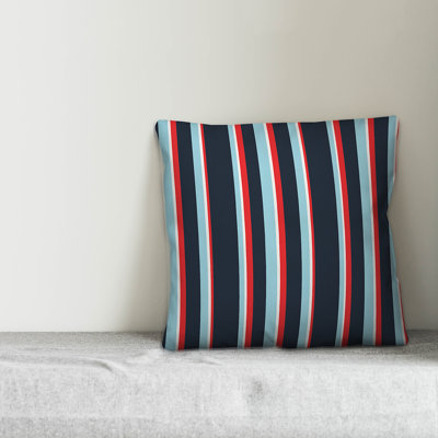  Nautical Stripes Throw Pillow