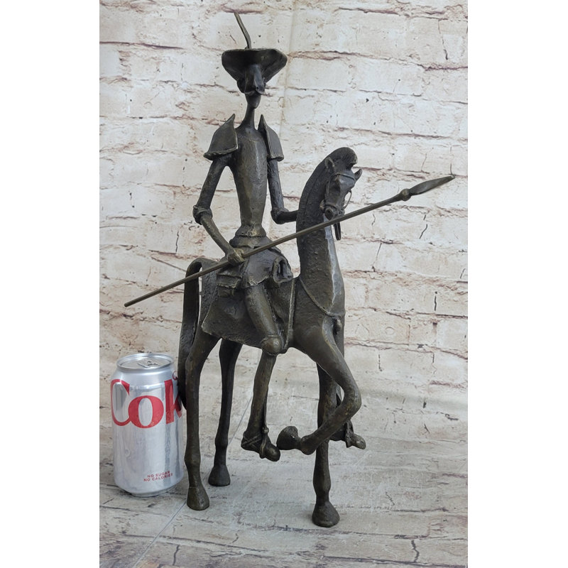 Figurine Ashkan «Don Quichotte» sur cheval
