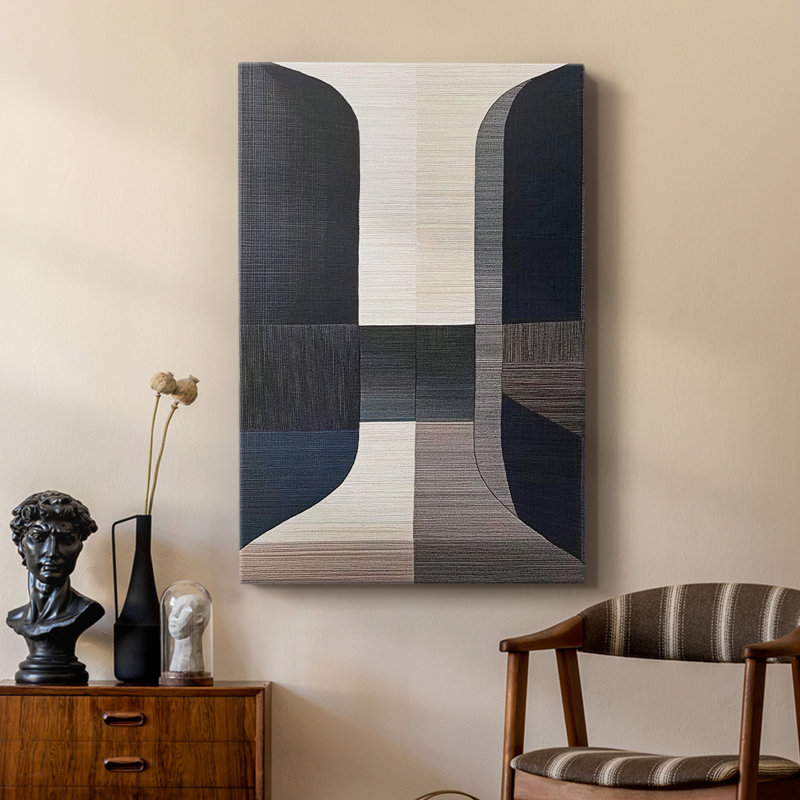 ABSTRACT Series DCL XXIV - Cavas de galerie sur mesure, H 60 po x l 40 po