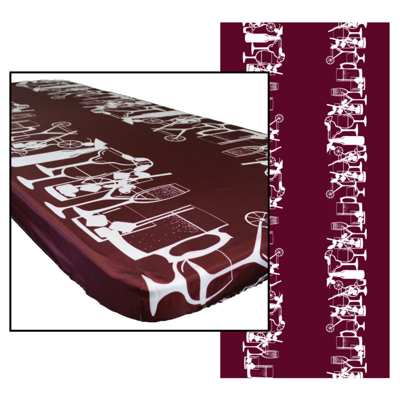 Happy Hour Drinks Tablecloth, 72" x 30"