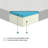 6-inch Twin Size Bed Mattress Gel-Infused Memory Foam Mattress, Firm, White, Mattress in a Box
