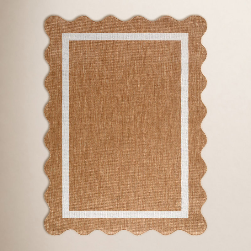 Tapis tissé à la machine Skiles, Rectangle 7 pi 10,5 po x 10 pi 0,1 po