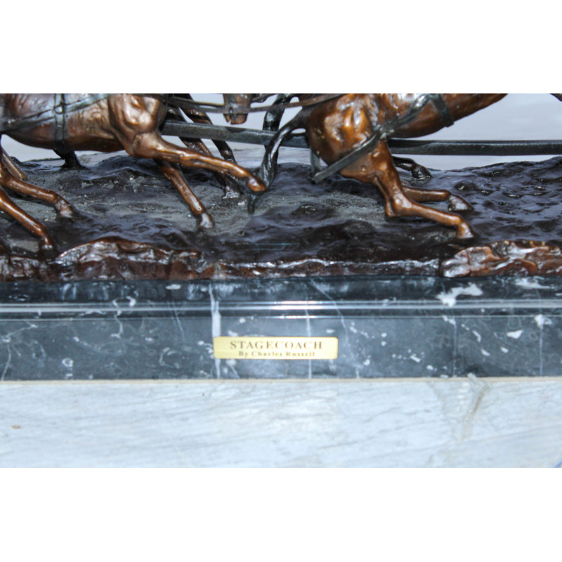 Sculpture en bronze de St Russell