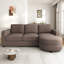 Canapé modulaire en chenille 84,6 po