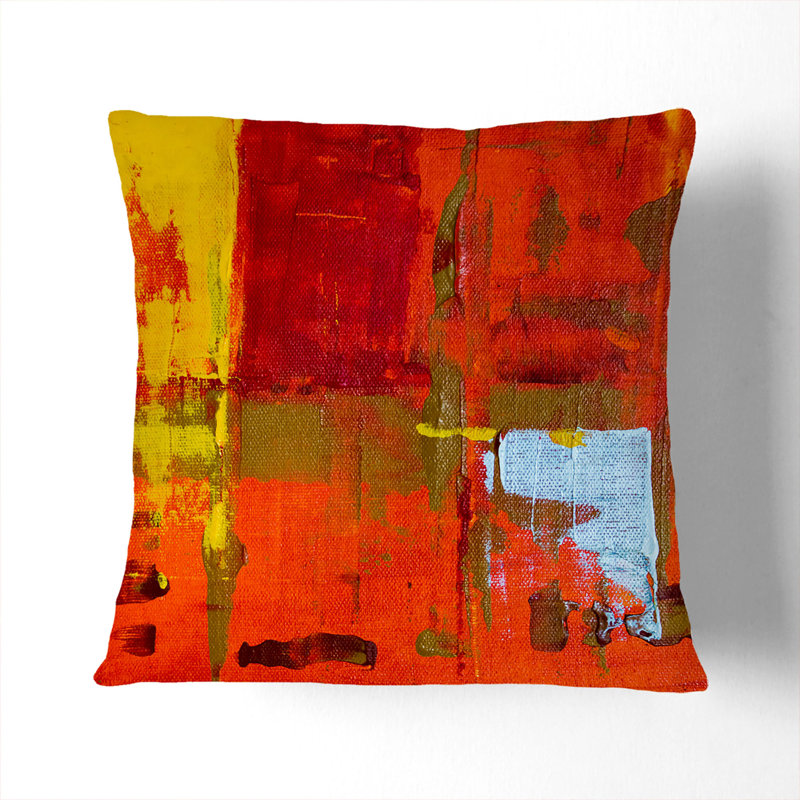 Abstract Square Throw Cushion, 55 x 55 cm