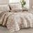 Wonderful Floral Quilt Set 3 Piece, Cotton Blend Bedding-100% Cotton Front-846220031-839710110