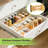 Drawer Divider, Adjustable Bamboo Kitchen Drawer Organizer