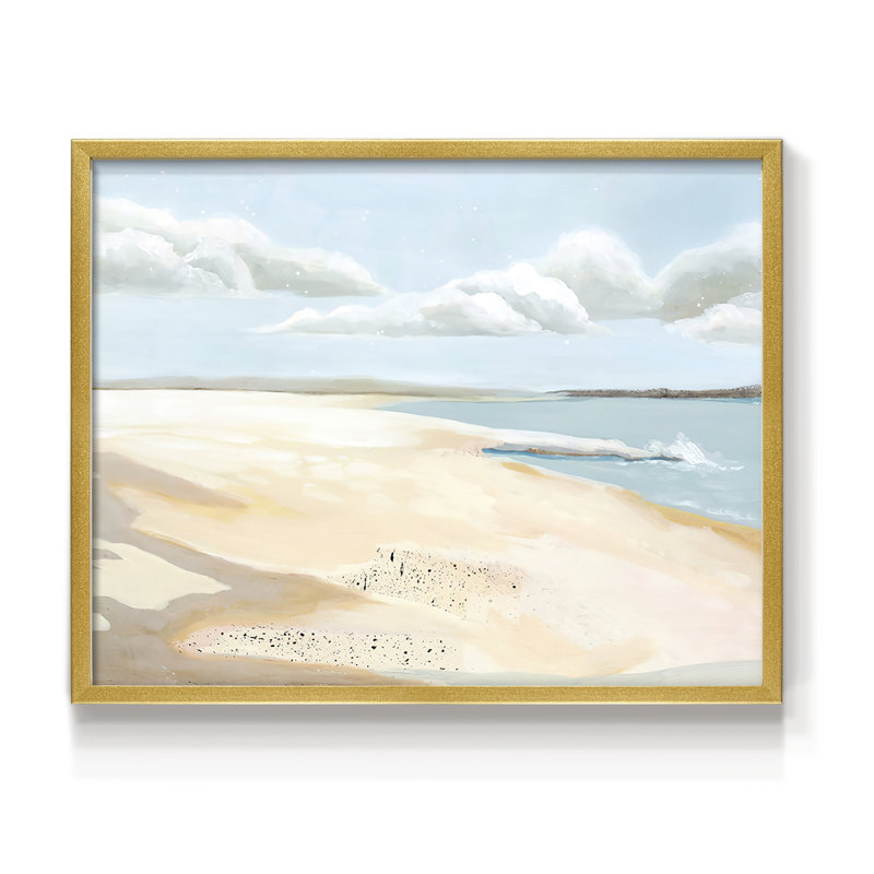 Sandy Getaway II -Framed Print - Restickable