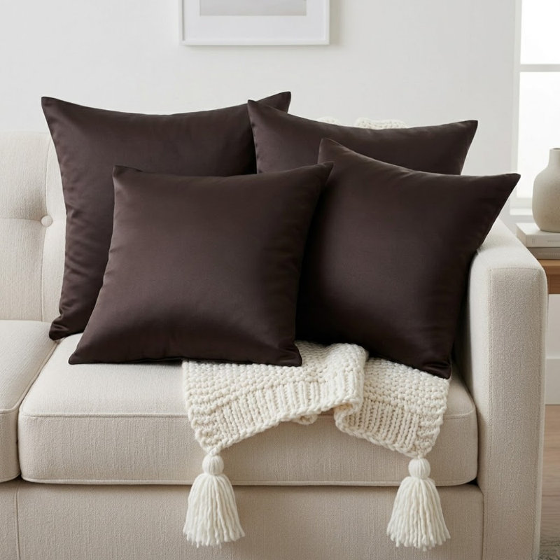 Brown Cushion Cover, Brown