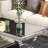 Garnette Mirrored Coffee Table Rectangular U-Legs